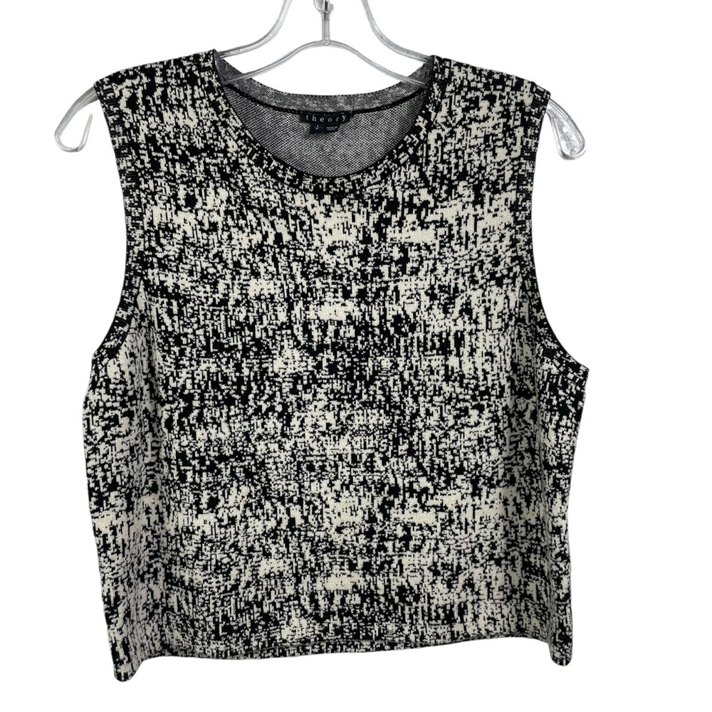 Theory Cropped Sweater Tank